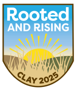 CLAY 2025 - Rooted and Rising logo